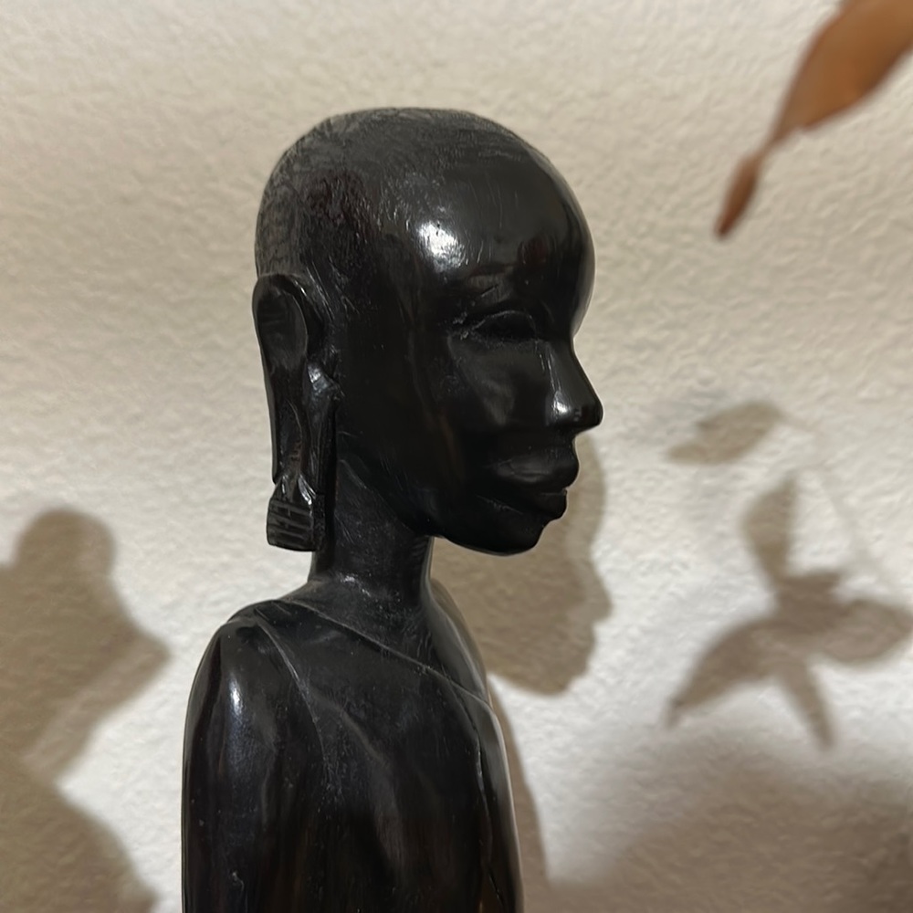 Hand carved Ebony Wood Statue